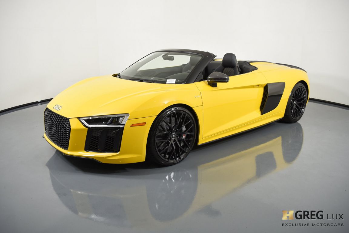 Yellow R8 Spider Audi R8 Spyder Yellow