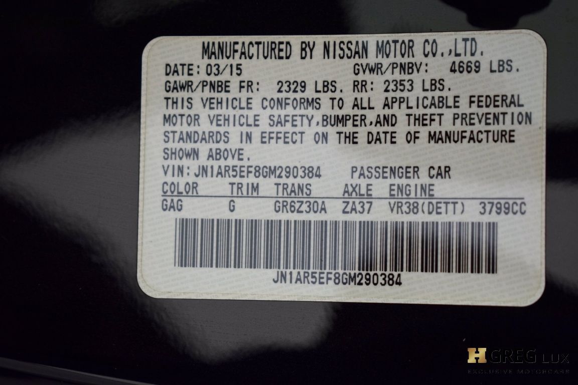 2016 Nissan GT R NISMO #31
