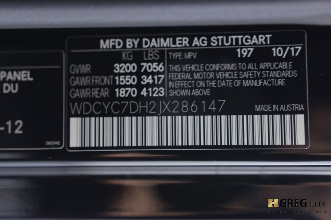 2018 Mercedes Benz G Class AMG G 63 #64